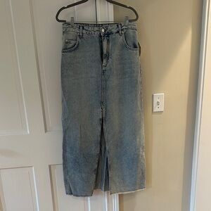 Banana Republic Blue Denim Skirt NWT